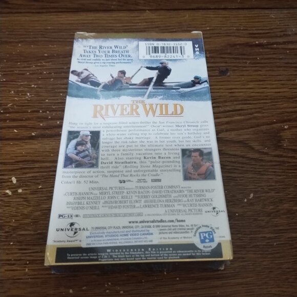 The River Wild (VHS, 1994,unopened/ new with watermark) Meryl Streep Kevin Bacon - Picture 3 of 6